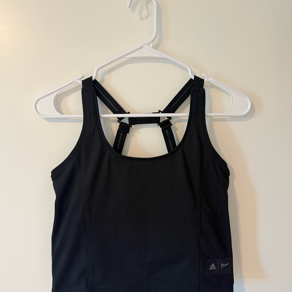 Adidas Black Racerback Sports Bra
